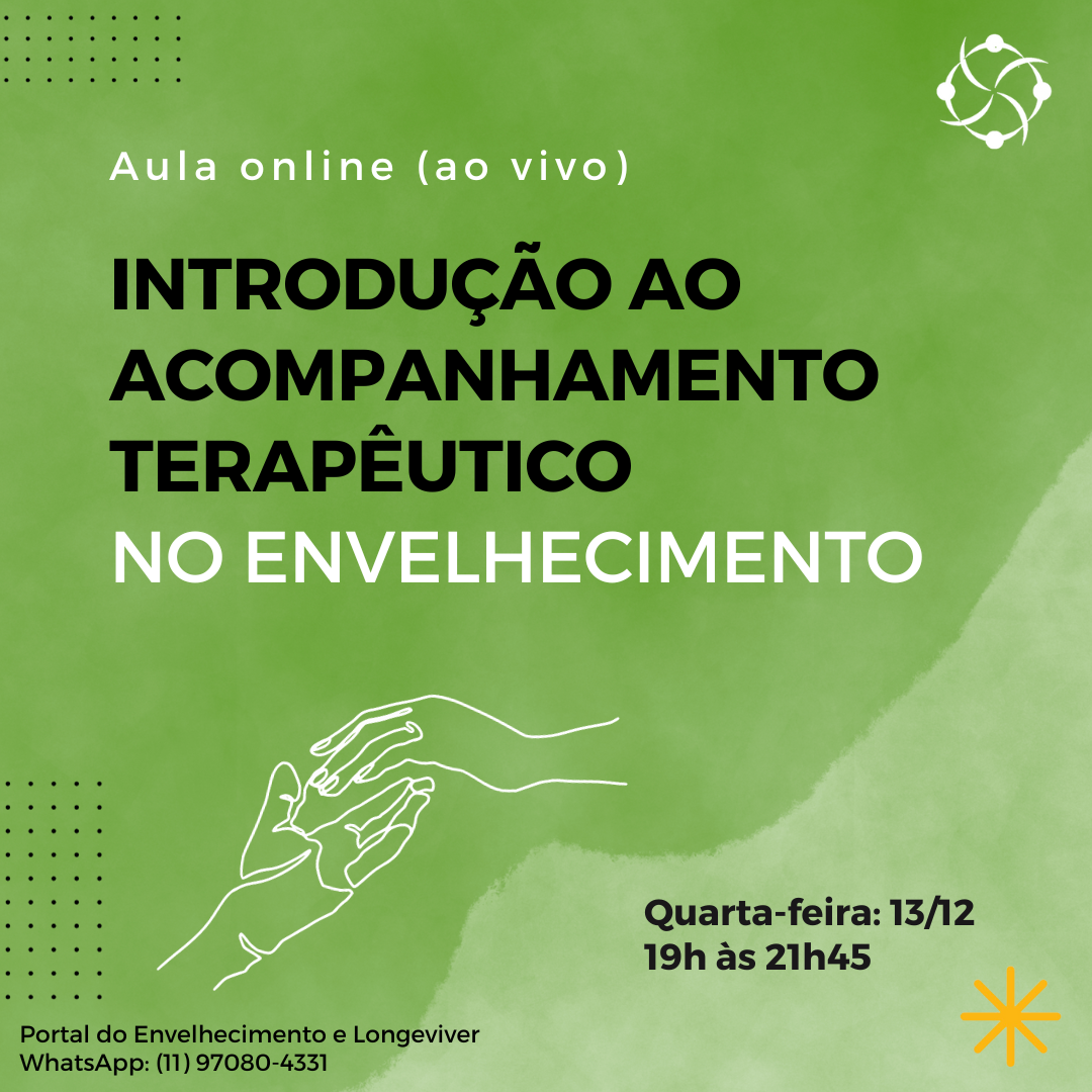 Aula online Acompanhamento Terapêutico no Envelhecimento