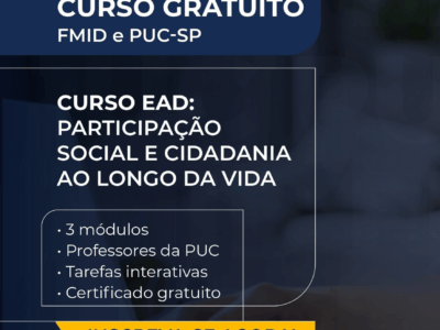 Curso EAD: Participação social e cidadania ao longo da vida