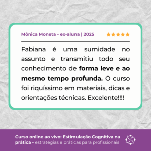 depoimento curso estimulação cognitiva